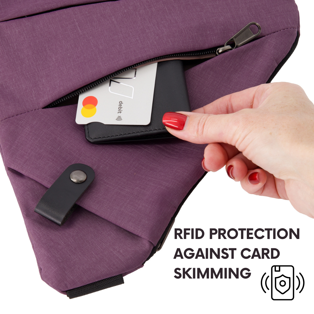 Anti-Theft Cross Body Bag