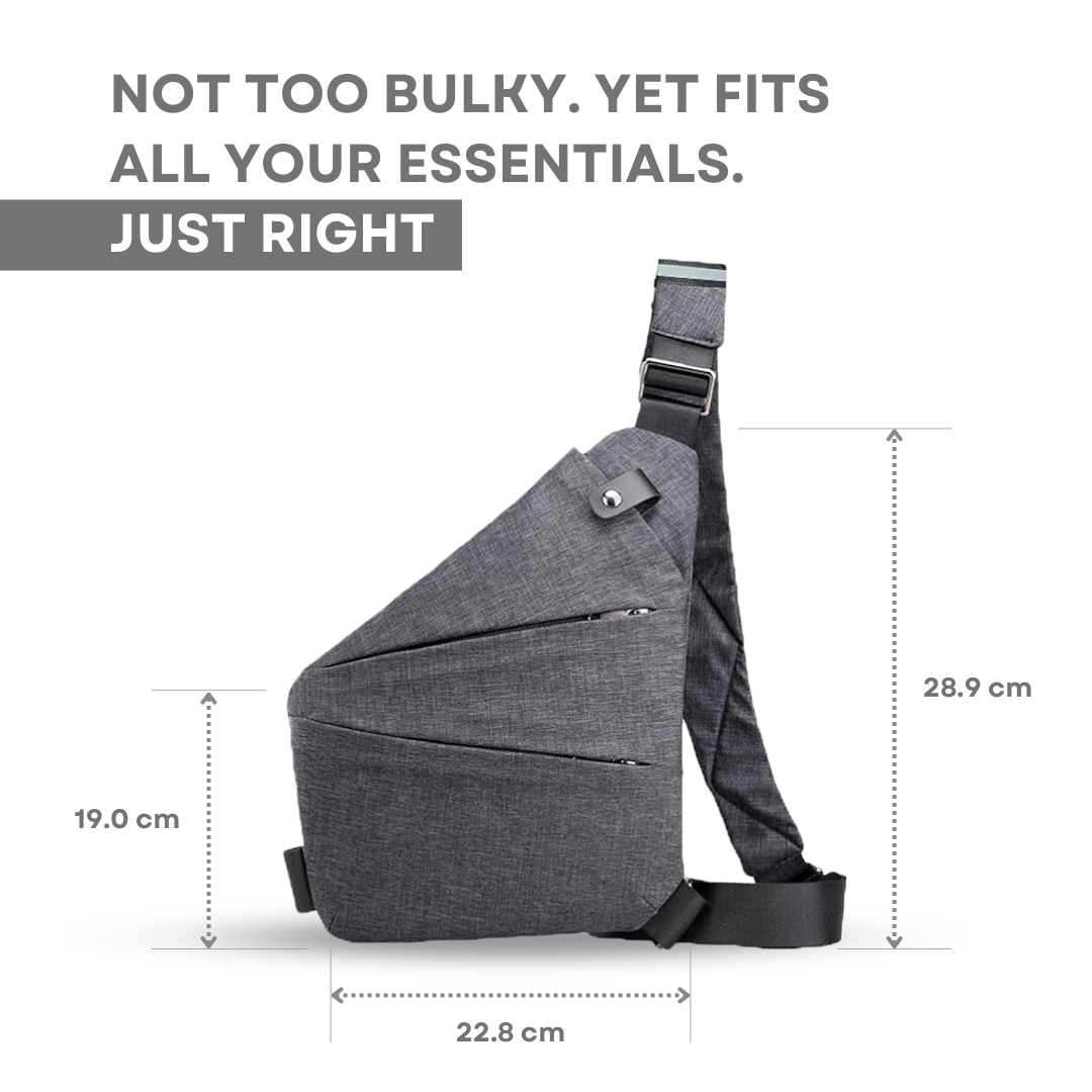 Anti-Theft Cross Body Bag