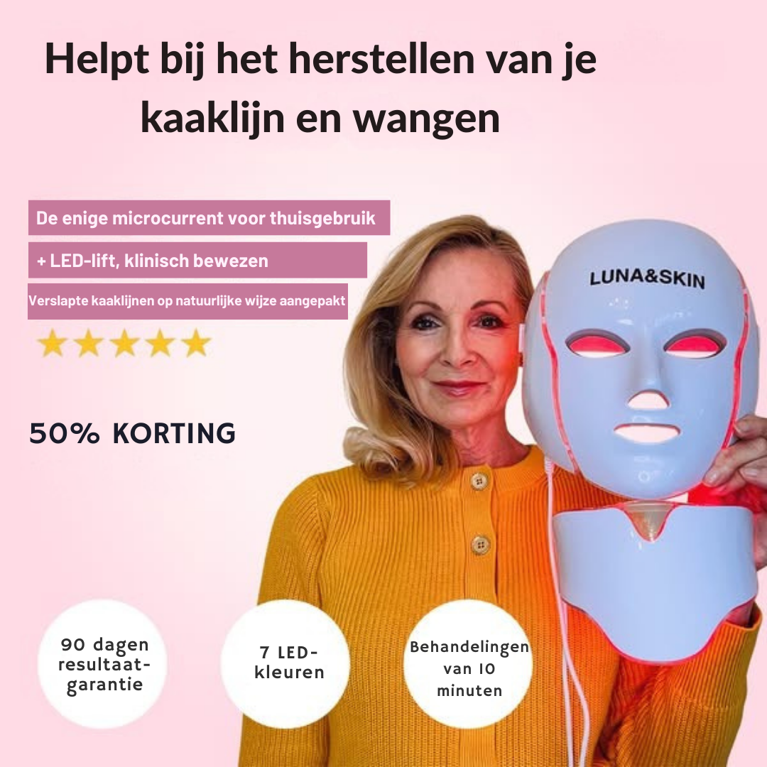 De RegenMask™ is een professioneel huidverzorgingsapparaat dat is ontworpen om verslapte wangen en onderkin te liften en de kaaklijn te definiëren met behulp van 7-golflengte LED-lichttherapie en microstroomstimulatie. Met 192 klinische LED's, 9 intensiteitsniveaus en een halsopzetstuk versterkt het de gezichtsspieren en verbetert het de huidtextuur in slechts 10-15 minuten. Het apparaat is goedgekeurd door de FDA en CE-gecertificeerd, veilig, effectief en geschikt voor alle huidtypes en -tinten.
