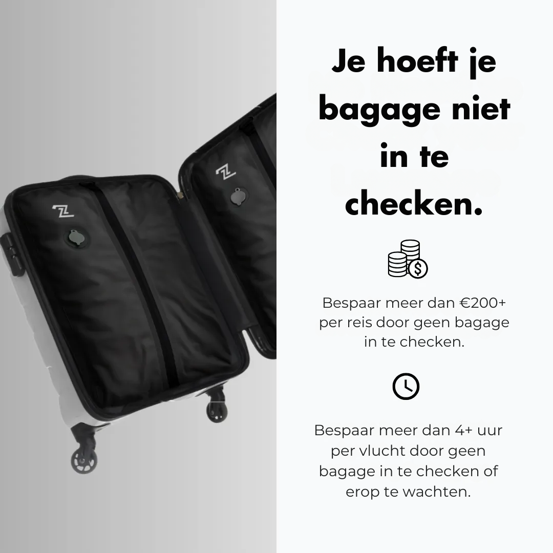 2PackBag™ reiszakken comprimeren kleding in slechts 5 seconden, waardoor u tot 60% ruimte bespaart en uw kleding fris, droog en geurvrij blijft. Deze waterdichte zakken zijn ideaal voor slim, lichtgewicht en zorgeloos reizen en passen perfect in handbagage of rugzakken. Elke set wordt geleverd met een gratis handpomp voor eenvoudig gebruik, altijd en overal. Een must-have voor korte trips, weekendjes weg of georganiseerd inpakken.