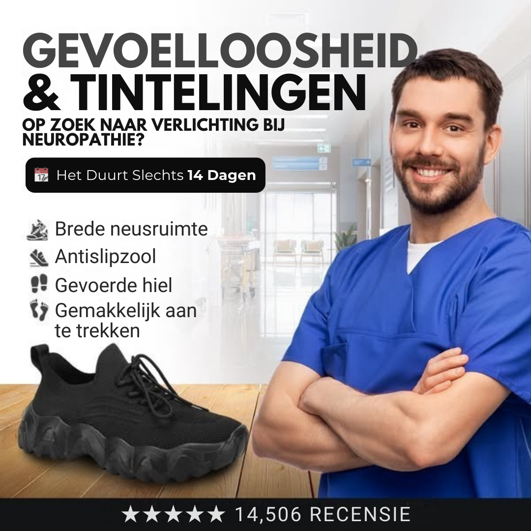 Lamova wandelschoenen voor gezond en comfortabel lopen, verlichten druk op voeten en gewrichten dankzij orthopedische ondersteuning, brede neus en lichtgewicht, flexibel ontwerp. Ideaal voor dagelijks gebruik, langdurig comfort en stabiliteit. Ontwikkeld met orthopedische experts voor optimale pasvorm en natuurlijke voetbeweging. Perfect voor wandelen, werk of vrije tijd.