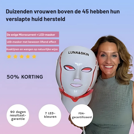 De RegenMask™ is een professioneel huidverzorgingsapparaat dat is ontworpen om verslapte wangen en onderkin te liften en de kaaklijn te definiëren met behulp van 7-golflengte LED-lichttherapie en microstroomstimulatie. Met 192 klinische LED's, 9 intensiteitsniveaus en een halsopzetstuk versterkt het de gezichtsspieren en verbetert het de huidtextuur in slechts 10-15 minuten. Het apparaat is goedgekeurd door de FDA en CE-gecertificeerd, veilig, effectief en geschikt voor alle huidtypes en -tinten.