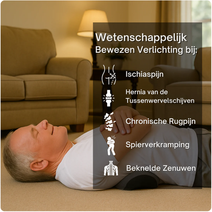 “Norvo™ 3-in-1 Smart Pillow combineert tractie van de wervelkolom, warmtetherapie en vibratiemassage om rugpijn, ischias en hernia-ongemakken te verlichten. Dit kussen, dat is ontworpen voor gebruik thuis of op kantoor, werkt op USB en ontlast de wervelkolom op milde wijze, verbetert de houding en bevordert de bloedsomloop. Het is lichtgewicht en draagbaar en biedt dagelijkse sessies van 15-30 minuten voor effectieve, medicijnvrije verlichting. Ideaal voor mensen die op zoek zijn naar natuurlijke oplossinge