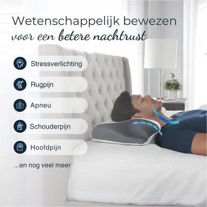 Het Ornatera Premium Relief-kussen heeft een ergonomisch ontwerp in de vorm van een vlinder dat uw nek, schouders en wervelkolom ondersteunt om ochtendpijn, stijfheid en hoofdpijn te verminderen. Het is gemaakt van traagschuim met een hoge dichtheid en heeft een ademende, wasbare hoes. Het biedt langdurig comfort voor mensen die op hun rug, zij of buik slapen. Dit kussen is ideaal voor het verbeteren van de slaapkwaliteit en houding en is perfect voor iedereen die op zoek is naar pijnverlichting en herstell